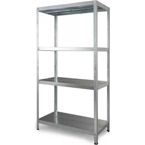 scaffale 4 ripiani in metallo grima "maciste" grigio 1040 kg 120x50x196 cm (1/3)