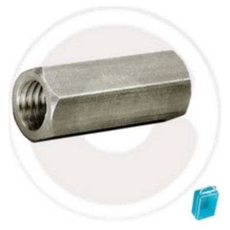 cf 4 pcs manchon manchons hexagonaux acier galvanisA M8x40 mm joint bar
