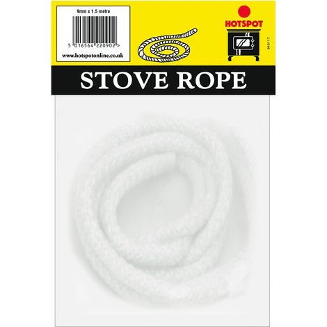 Corde de poêle 9 mm 25 m, Claire, 9mm x 25m Roll (1/2)