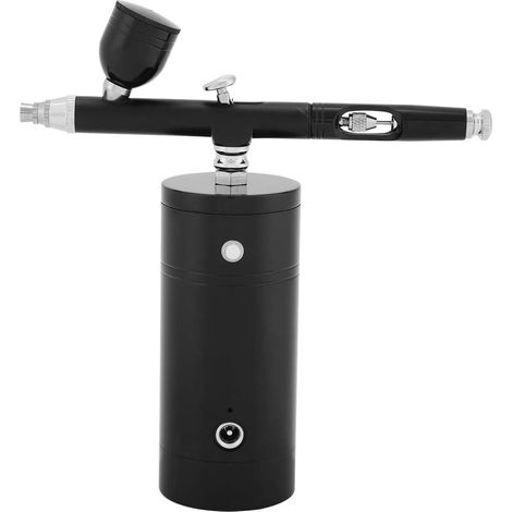 A-irbrush Set - Mini-pistolet de pulvérisation pour compresseur d'air 0.3mm, pistolet aéro-graphe, ensemble de capacité 7CC, pour peinture, tatouage, design pour les ongles (1/3)