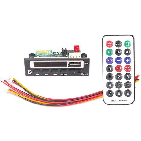 12V Bluetooth 5.0 MP3-Player Drahtloser Empfänger MP3-Decoderplatine--