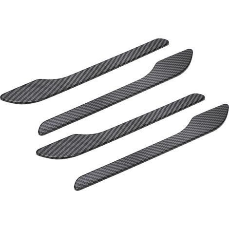 Autocollants pour poignées de porte de voiture (aspect fibre de carbone brillante), lot de 4, compatibles avec Tesla Model 3 et Model Y (2017-2022). Accessoires pour Model 3 et Model Y. Finition fibre (1/5)