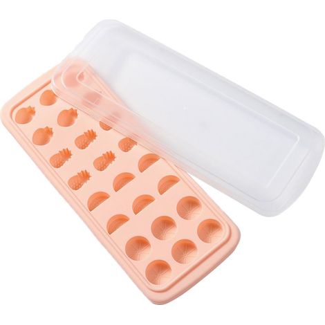 Eisform – Herz-, Mond- und Sternform – Flexibles Silikon – Für Eiscreme, Pudding, Gelee und Babynahrung – 12 Fächer (1/5)