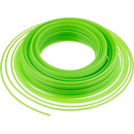 Ribimex Filo Quadrato per Decespugliatore in Nylon Alta Densità, 50 m, Blister da 450 g, Ø 3 mm, Resistente per Uso Intensivo - PRDFB050X30CR (1/3)