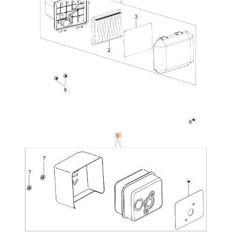 ORIGINAL EMAK SCHALLDÄMPFER-KIT L66150719