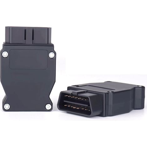 Un connecteur d'interface BMW ENET, adaptateur OBD2 mâle 16 broches vers Ethernet RJ45, prise de câble de diagnostic de codage automobile, adapté aux modèles BMW séries F/G/I. (1/5)
