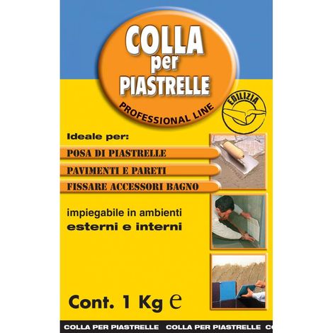Colorchimica Colla per Piastrelle - 1 kg - Ideale Interni/Esterni