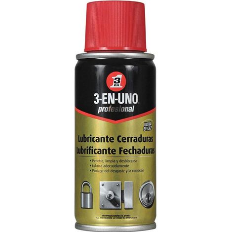 Lubrifiant Serrures 3-en-1 Dégrippant, Lubrifiant Et Protecteur Pour Serrures. - Générique (1/5)