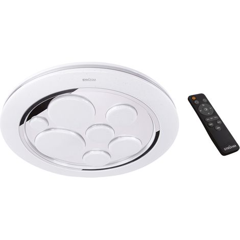 Lampada da soffitto con telecomando LED DROPS C 24W 3000K-4200K-6500K IP44 bianco (1/2)