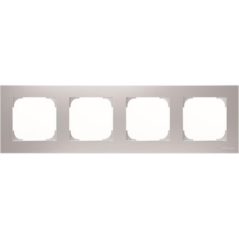 Rahmen 4 Elemente SILBER NIESSEN SKY 8574 PL