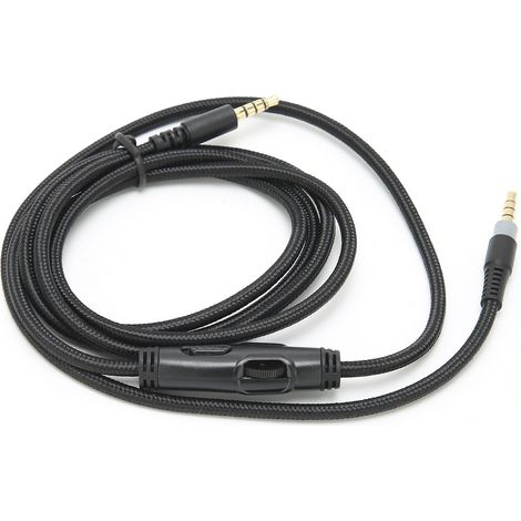 Câble Audio 3.5mm avec Contrôle de Volume - pour Casque HyperX Cloud, Mâle vers Mâle (1/5)