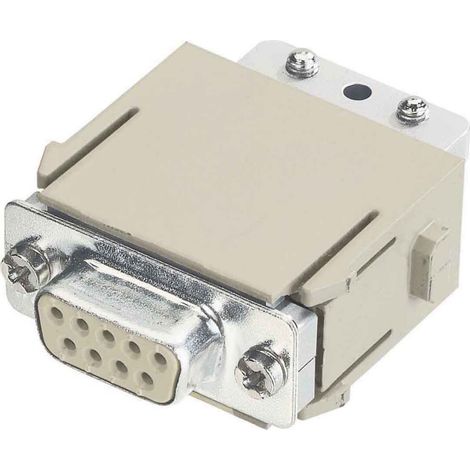 Harting Buchseneinsat D-Sub Stecker,9-pol. 09140093101 (1/2)
