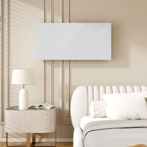 Biubiubath Radiateur électrique intelligent, 2000W, sans hélice, certifications européennes, pose en quelques minutes