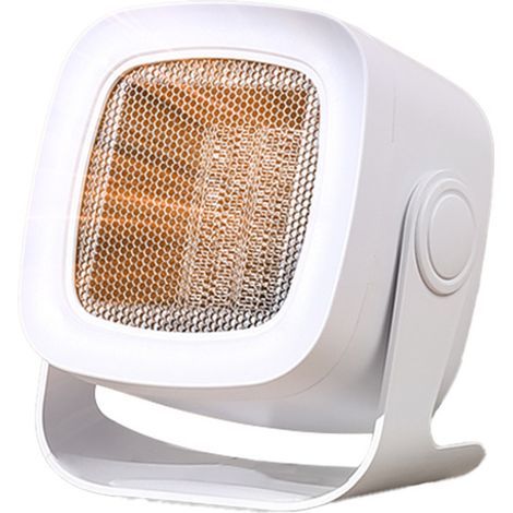 Chauffage Soufflant, PTC Mini Chauffage Electrique Oscillation à 90°, Chauffage électrique avec 2 Modes, Chauffage d'appoint Compact, Portatif Chauffage pour Salon, Chambre et Bureau (1/5)