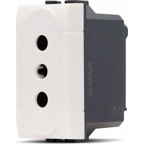 MAPAM Presa 10A ART BIANCO ART-F819BI