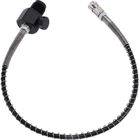 Connecteur de Bouteille de Plongée à Fibre Optique G5/8 avec Raccord Fileté, Raccord 8mm avec Tube à Ressort (1/5)