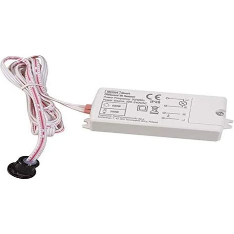 Rilevatore di movimento mac lean bianco compatto 78x35x19 mm