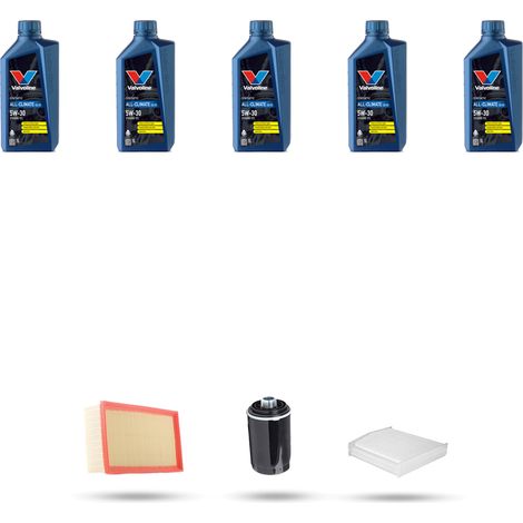Kit tagliando 3 FILTRI e 5L OLIO compatibile con Audi A5 (8T3,8F7,8TA) 2.0 tfsi 132kw dal 2008 (1/5)