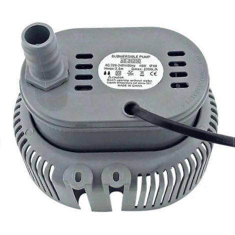 Pompe à eau dédiée de 45 W, compatible avec les pompes de vidange des climatiseurs et refroidisseurs d'air industriels à évaporation de 220 V (1/5)