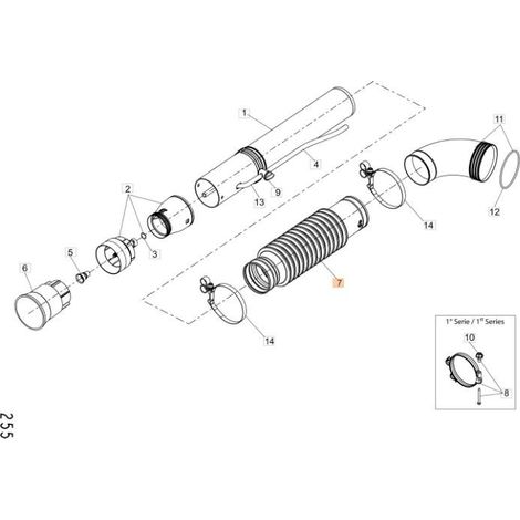 ORIGINAL EMAK CFI2114901 FLEXIBLER SCHLAUCH