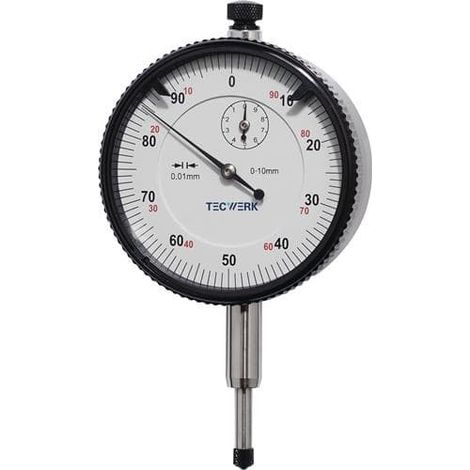 TECWERK Messuhr DIN 878 10mm Abl.0,01mm TECWERK (1/2)