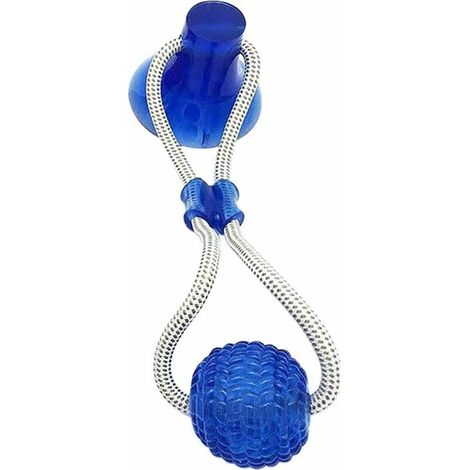 Dog Chew Toys with Suction Cup, New Multifunctional Dog Rope Toy for Molar, Teeth Cleaning, Bite - Natural Rubber (1/5)