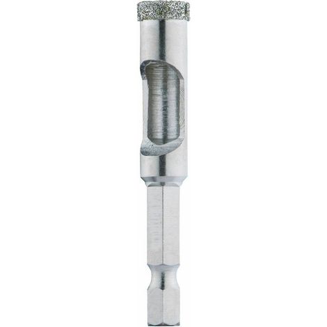 Foret Diamant pour Carrelage - Céramique Dure, Granit, Verre et Porcelaine D. 6 x Lt. 60 x Lu. x Q. 6.35 mm - Diamwood