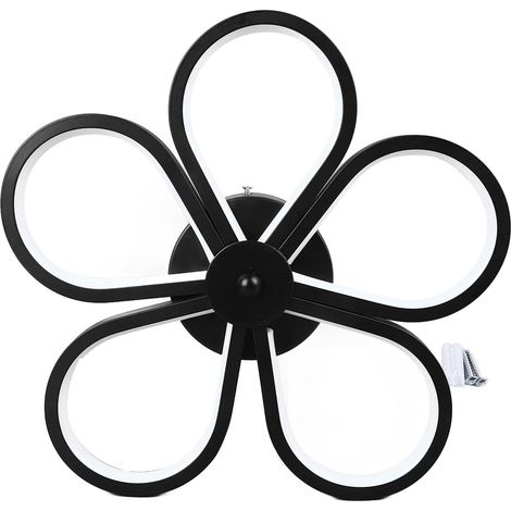 Ortviai Applique LED plafonnier 3 couleurs (3000K/4500K/6000K), 20 W, économie d’énergie, protection des yeux, 85–265 V (1/5)