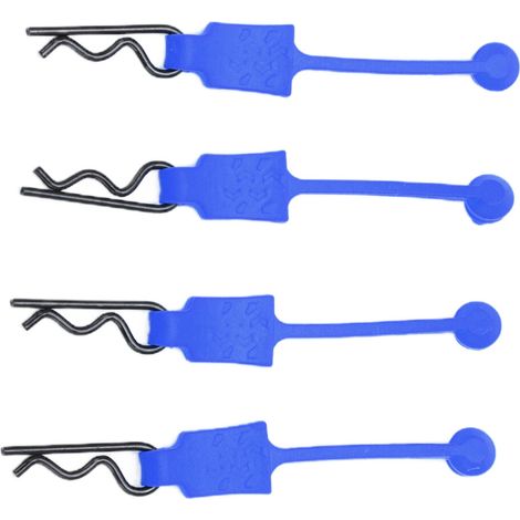 Adatto per telecomando universale, clip per carrozzeria auto, set da 4 pezzi, bulloni di ricambio, colore blu scuro