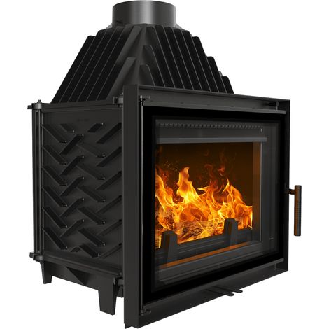Kamineinsatz Gusseisen KRATKI ZOSIA DECO 12 kW Ø 200