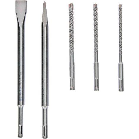 Bosch Juego de herramientas de perforación metal SDS-PLUS 5 piezas (1/5)