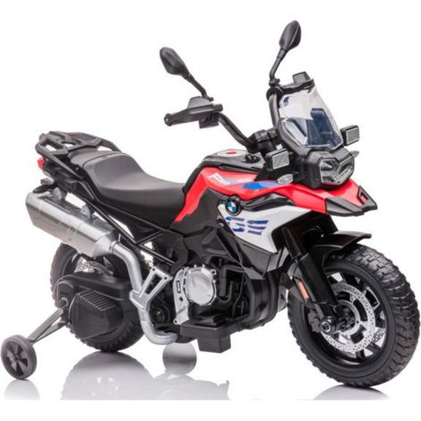 Moto BMW F850 con batteria rossa (1/5)
