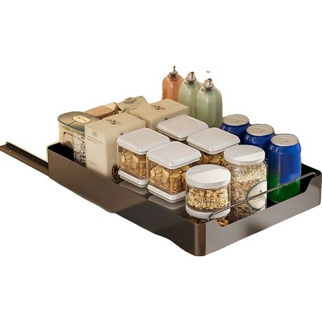 Organisateur de tiroir, glissière silencieuse, conception robuste, 35cm LARGE (1/2)