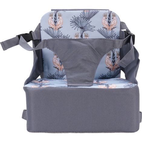 Siège rehausseur de voyage pour tout-petits, imperméable, pliable, portable et compact, avec sangles réglables (1/5)