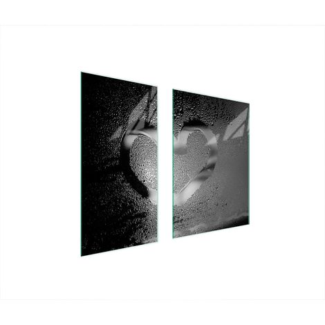 PLAQUE DE PROTECTION EN VERRE 75x52 COEUR (1/5)