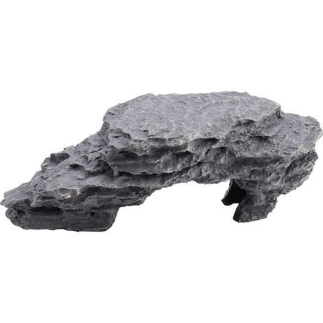 Grotte de Cachette pour Tortue Aquarium Reptile - Décoration Habitat Basking (1/4)