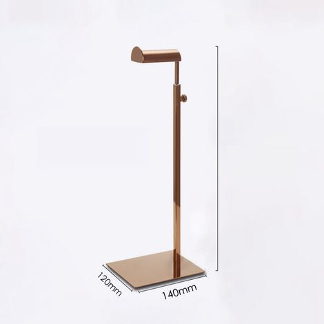 Höhenverstellbarer Handtaschenhalter, einzelner Haken aus Edelstahl (1/5)