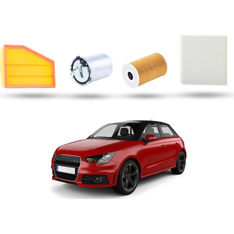 Kit Tagliando 4 filtri compatibile con Audi A1 (8X1,8XK) 2.0 tdi 100kw dal 2011 (1/5)