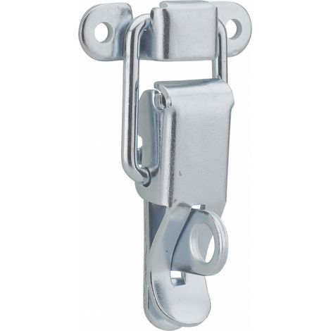 Chiusura a leva con gancio lucchettabile, acciaio, altezza 54mm, zincato - THIRARD