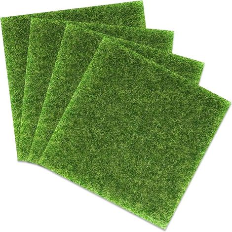 Pelouse Artificielle 15x15cm pour Micro Paysage (1/5)