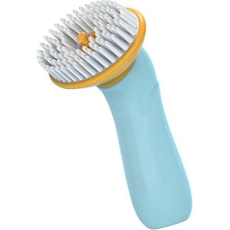 Accessoires de nettoyage et de toilettage pour chats : brosse de bain pour animaux avec distributeur de shampoing (pour chats mouillés ou secs) et peigne de massage (1/5)