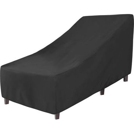 Soavoa Housse de Transat Imperméable 600D Protection Chaise Longue Jardin Extérieur Coupe-Vent Anti Pluie 1 Pièce (1/5)