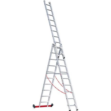 Euroline Premium 30778 Mehrzweckleiter 3-teilig 3x10 Sprossen (1/3)