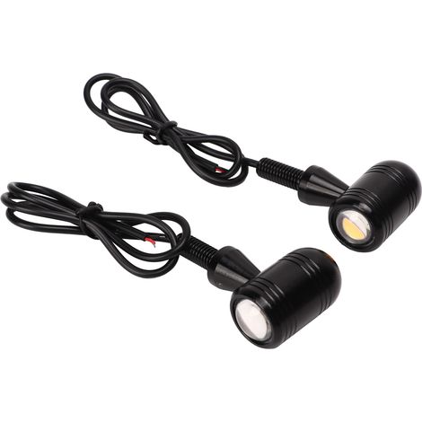 Clignotants avant et arrière à LED, ambre et jaune, 12 V CC, universels pour scooters et motos sportives, type 2 (1/5)