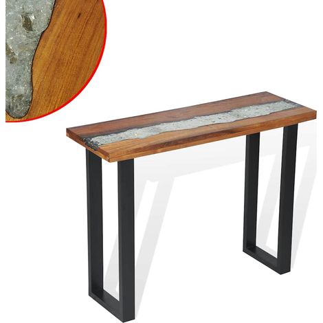 Maison Exclusive - Tavolo Consolle in Teak 100x35x75 cm