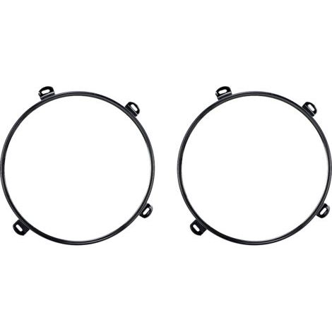 2 pezzi Staffa di montaggio faro da 7 pollici, anello porta lampada compatibile con Jeep Wrangler TJ 07-18 (1/4)