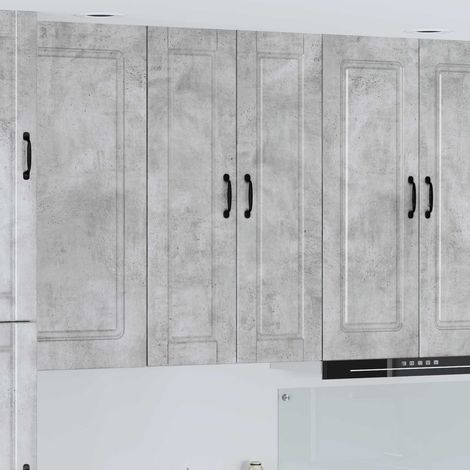 Küchenschrank mit Tür Beton Grau 30 x 31 x 100 cm Holzwerkstoff