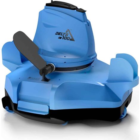 Robot de Nettoyage pour Piscine sur Sol 20 m² Delta 100 Rouleaux sans Fil avec Batterie au Lithium de 7,4 V immunisée à l'effet mémoire indicateur LED de Batterie capteur d'eau pour (1/4)