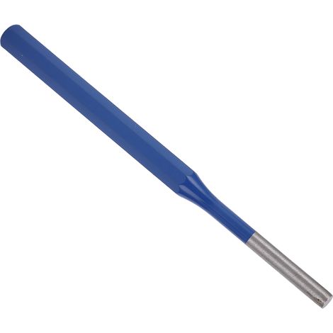Poinçon à goupille en acier robuste, poinçons parallèles à dérive, Long centre plat, clou en rouleau de 6mm (1/5)