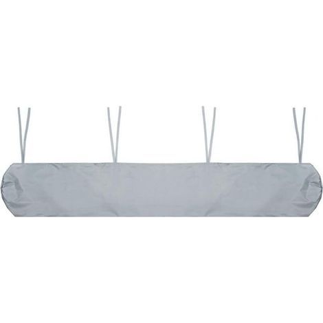 Housse de store, sac de protection étanche pour store, sac de rangement pour terrasse/jardin protégé contre les UV (4 mètres, gris)